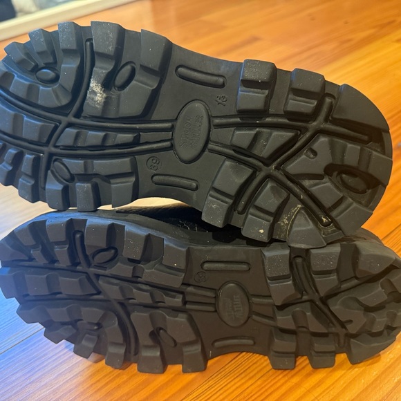 Simon Miller Scrambler Lug-Sole Croc Embossed Leather Chelsea Boot - Picture 4 of 4